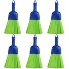 Escova portátil de fibra de poliéster Whisk Broom Domensi, 6 unidades