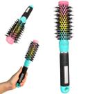 Escova Profissional De Cabelo Cerdas Javali Nylon Térmica