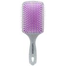 Escova Raquete Marco Boni Cabelo Glitter Prata Cerdas Nylon Macia Desembaraçante Uso Diario