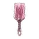 Escova Raquete Marco Boni Cabelo Glitter Vermelho Cerdas Nylon Macia Desembaraçante Uso Diário