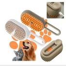 Escova Removedora de Pelos A Vapor Pets 3 Em 1 Elétrica Usb Pentes De Massagem Escova Removedora de Pelos A Vapor Pets 3 Em 1 Elétrica Usb Pentes De Massagem