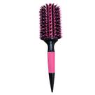 Escova rosa nuance com cerdas naturais de javali