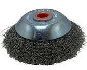 Escova Rotativa Aço Frisado Para Roçadeiras 150mm Furo Univ Escova Rotativa Aço Frisado Para Roçadeiras 150mm Furo Univ