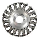 Escova Rotativa Circular De Aço Carbono Trançada M14 100mm
