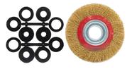 Escova Rotativa Circular Latonada 6 X 3/4 P/ Motoesmeril