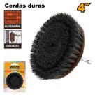 Escova Rotativa de Cerdas Duras D 4Pol, Haste 1/4 INGCO