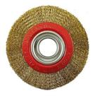 Escova Rotativa Latonada 6" X 3/4" Furo1.1/4" C/ Adaptador