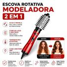Escova Rotativa Modeladora 1200W Secador e Modelador 2 em 1