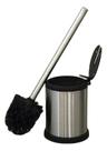 Escova Sanitaria Banheiro Aço Inox Vassoura Limpeza Vaso Sanitario Privada