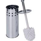 Escova Sanitária Banheiro Limpeza Com Suporte Em Inox Escova Sanitária Banheiro Limpeza Com Suporte Em Inox