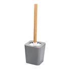 Escova Sanitária Com Cabo de Bambu e Plástico