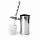 Escova Sanitária com Suporte em Aço Inox Limpador Privada Higiênica Banheiro
