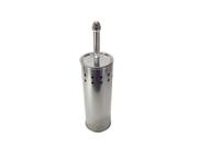 Escova sanitaria de inox luxo com suporte 36,5cm Escova sanitaria de inox luxo com suporte 36,5cm