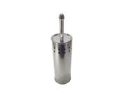 Escova sanitária de inox para banheiro 2 peças 36,5x10cm Escova sanitária de inox para banheiro 2 peças 36,5x10cm