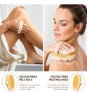 Escova Seca Esfoliação Lipedema Cerdas Naturais Anticelulite