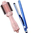 Escova Secadora Alisadora Britânia Ions Tourmaline 4 Em 1 1300w Tube Rose Prancha Philco Titanium 450ºf PS45 Bivolt