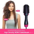 Escova Secadora Alisadora Modeladora Elétrica Oval Curler Cabelo Straighing 3 em 1
