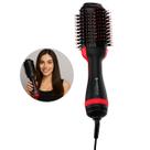Escova Secadora Alisadora Modeladora Potente Cadence RougeStyle 1200W 127V Cabelos Lisos e Modelados