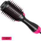 Escova Secadora Elétrica 110v Cor Preto rosa