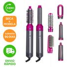 Escova Secadora Elétrica 5 em 1 Modeladora 110v Escova Secador De Cabelo Alisadora Para Penteado Feminino Eletrico