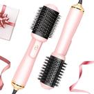 Escova Secadora Lopeie 4 em 1 - Volumizador com Barril Oval Rosa