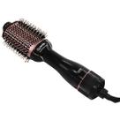 Escova Secadora Quanta 2 Em 1 QTES6000N Bivolt - Preto/Rose Gold