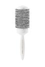 Escova térmica Cricket Ultra Smooth Coconut barril de cerâmica de 2 polegadas, infusão de óleo de coco e queratina, cerdas antiestáticas resistentes ao calor, alça texturizada para modelar todos os tipos de cabelo