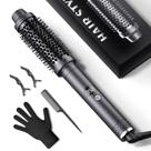 Escova térmica DAILYLIFE para Blowout Look, preta aquecida de 1,5 polegadas