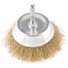 Escova Tipo Copo 3"" Ondulada com Haste 1/4"" - 63.25.003.000 - VONDER