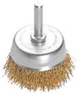 Escova Tipo Copo Arame Ondulado com Haste 3x1/4'' Tramontina PRO