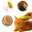 Escova Vaporizada Pet Auto Limpante Recarregável Remove Pelo