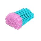 Escovas de cílios descartáveis Mascara Wands 100 unidades azul/rosa