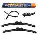 Escovas de limpador de para-brisa premium AERO Avenger 26"+16" para todas as estações com recargas extras de borracha para Subaru XV Crosstrek 2024-2018 e Impreza 2024-2017 e WRX 2023-2022 (conjunto de 2)