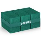Escovas de limpeza Bay State Importers verdes 7,6 x 10,2 cm, pacote com 100 Escovas de limpeza Bay State Importers verdes 7,6 x 10,2 cm, pacote com 100