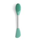 Escovas de silicone LASSKY Escova de máscara facial de dupla extremidade roxa+rosa