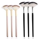 Escovas de ventilador Pimoys para tratamentos faciais Slim Soft Face Mask Brush x6
