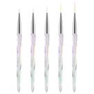 Escovas Nail Art Liner TEOYALL Fine Line 7/9/11/15/20 mm para gel