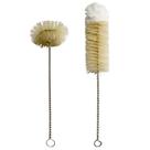 Escovas para garrafas Coralpearl Thin Long Handle x2 em aço inoxidável