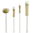 Escovas para garrafas Coralpearl Thin Long Handle x4 em aço inoxidável Escovas para garrafas Coralpearl Thin Long Handle x4 em aço inoxidável