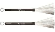 Escovas para tambor e percussão Vater VWTR com barra de tração resistente