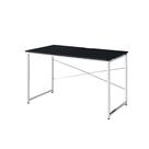 Escritorio Moderno Ergode 119x61x71 cm Acabado Negro con Cromo