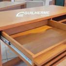 Escrivaninha 100% MDF com Gavetão no Ripado BIA A740XL1080XP450MM - CINAMOMO