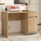 Escrivaninha 109cm 1 Porta 1 Gaveta Office Morada