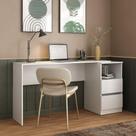 Escrivaninha 150,5cm com Nicho e 2 Gavetas Flex Multimóveis MP6035