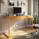 Escrivaninha 1,50cm Para Escritório Estilo Industrial Mesa Home Office - JM3 Móveis