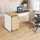 Escrivaninha 180cm x 70cm Pé Painel Gaveteiro 3 Gavetas F5