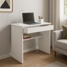 Escrivaninha 70 Cm Largura Com 1 Gaveta Quarto Escritório Home Office