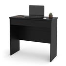 Escrivaninha Aparador Apoio Suporte para Notebook Computador PC MAX 90 com 1 Gaveta para Decoração e Organização com Design Moderno Preto Fosco