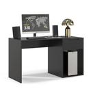 Escrivaninha Bancada para Notebook Quarto Mesa de Computador Home Office Estudo Estação de Trabalho com 1 Gaveta Flow