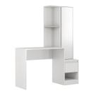 Escrivaninha Com Armario Morada 29800 Branco Demobile